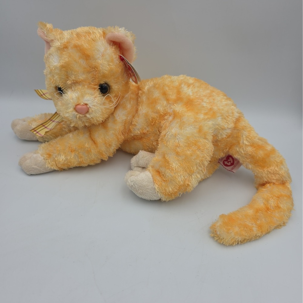 TY Beanie Buddies EMPRESS the Orange Cat (12.5 inch) Stuffed Animal Plush TySilk